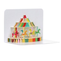 Carousel 3D Birthday Card by FORM